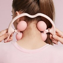 바디체크 마사지롤러 마사지 스틱 기구 봉 볼 다리 종아리 전신 지압, 핑크, 1개