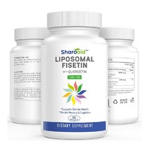 샤로에이드 리포조말 고흡수 피세틴 퀘르세틴 1200mg 60개, 1개, 피세틴1000mg