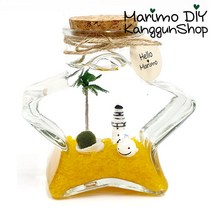 마리모 키우기 등대고래별 300ml 세트 장식 피규어, 1개