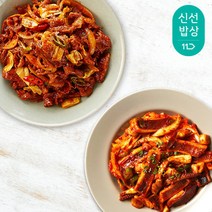 쿡솜씨 우삼겹숙주볶음 밀키트 2인분, 쿡솜씨 매콤제육볶음+매콤오징어볶음 밀키트 4인분