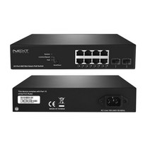 넥스트 L2 매니지먼트 8포트 기가비트 POE 스위칭허브, NEXT-POE4110L2-SFP