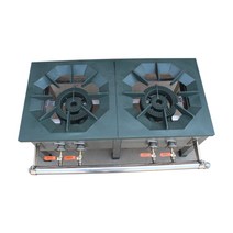 업소용 간택기 식당 화구 2구 가스 버너 LPG 주물, 상세이페이지 참고, 1구