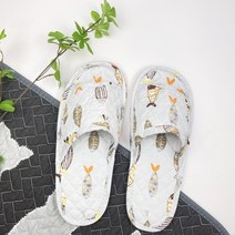 실내 홈 천 실리퍼 부드러운 미끄럼방지 실내화, 250~270mm  (5켤레), 크림 그레이 (5켤레)