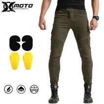 오토바이 바지 남성용 보호 장비 투어링 CE 스트레치, 05 JES-6 Army Green