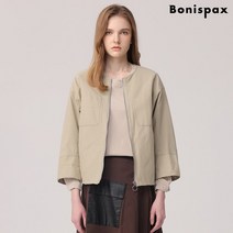 보니스팍스 라운드넥 지퍼 숏 자켓-BA11JK040