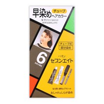 세븐에이트 헤어칼라 염색약 6호 짙은갈색 40g, 단품, 단품