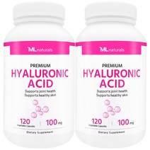 마이라이프 내추럴스 히알루론산 100 mg, 120정, 2병