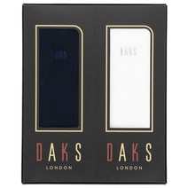 DAKS(닥스) 캐주얼 면혼 크루 길이 양말 브랜드 양말 2족조 선물 세트 맨즈 삭스 올 시즌용 양말 남성 맨즈 선물 선물 선물 DAC-20 giftset