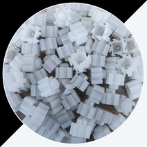 비즈노리 디폼블럭 8mm_50g 리필&부자재, 야광디폼블럭_01-야광흰색-50g/8mm
