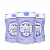 [퓨어락] 뉴질랜드 산양분유 젬밀 750g 3단계3캔, 03.퓨어락 젬밀 3단계 3캔 VIP포