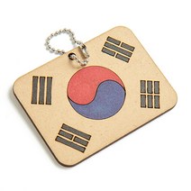팬시우드 태극기만들기 유아만들기키트 엄마표미술놀이 우드아트, 태극기 KDPWD0280