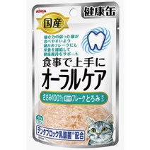 아이시아 건강캔 파우치 오랄케어 닭가슴살 후레이크 40g