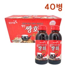 영진약품 쌍화골드 100ml/쌍화농축액 작약 천궁 당귀 황귀 숙지황 계피 감초 생강 대추 드링크 음료, 40병