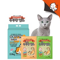 두부랑캣츠 7L x 6개 고양이두부모래 이코노미 가는입자 극세입자, 02. 이코노미 녹차 7Lx6개