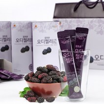 감조은 오디 뽕나무 열매 오디즙 눈건강에 좋은 다이어트간식 오디젤리 스틱 20g 60개입, 2박스