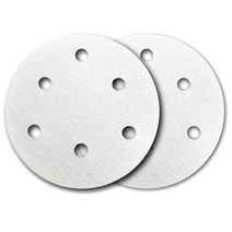 제일연마 디스크샌더페이퍼 5`x6홀320 탈부착형 1권 100장