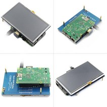 라즈베리파이 라즈베리 파이 3B/4B용 5인치 HDMI LCD 터치 스크린 모니터, [02] Raspberry Pi 4세대 어댑터 사용