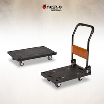무소음 흑색대차/달리/사이즈 소 중 대/특수설계바퀴장착/원스토몰, 흑색대차, 소형, 무소음고탄성고무바퀴