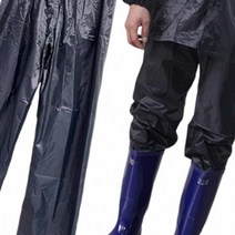 FIRSTOK 심플 보급형 우의 하의 남색 XL 등산용우의