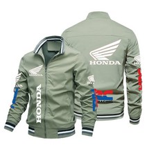 2022 Spring Autumn New Honda Wing HRC Print Men Jacket Casual Women Windbreake Motorcycle Clothing R, [04] XL, [08] 6DF77M20222111X