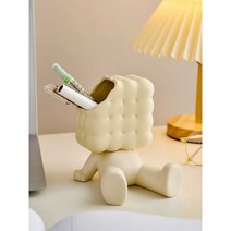 펜 연필꽂이 장식품 책상 필기구 정리함 볼펜 색연필, (도자기 쿠키)버터 쿠키