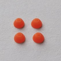 손가락 핑거보드 고탄성 다채로운 부드러운 PU 소재 지판 부싱, Orange cone shape