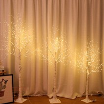 욜케이유 자작나무 트리 60cm LED 크리스마스 인테리어 장식 소품