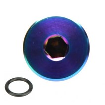 M5 티타늄 자전거 유압 디스크 브레이크 나사 Shimano XT/SLX/Zee/ Deore/LX 블리드 볼트 O-링 부품 8.85mm/10mm, 다채로운 8 85mm, 1개