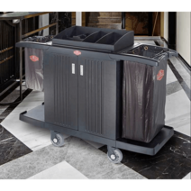 청소카트 호텔 모텔 객실 리조트 린넨 대형 청소끌차, SFC-06 문 없음