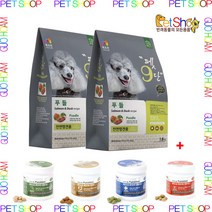 목우촌 펫9단 푸들 전용사료1.8kg x 2P + 후코이단 영양제 4종 중 250g 1개 랜덤 증정 반려동물용품 pet shop