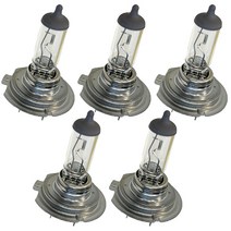 오스람 자동차 전조등 전구 12V 55W 5개, H7