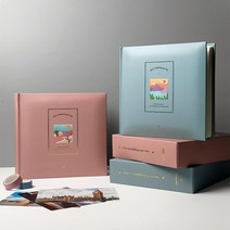 대용량 4X6 양장 포켓 고급 앨범 사진첩 No. 331287EA, 핑크
