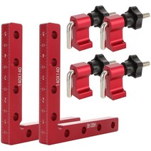 알루미늄각파이프 각파이프규격 목공 포지셔닝 사각형용 90 도 클램프 직각 그림 프레임 및 서랍용 캐비닛, 01 140mm-140mm