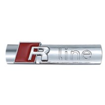 폭스바겐 티구안 알라인 스티커 엠블럼 G80 투싼NX4 마티즈 아반떼MD 튜닝, R유광실버블랙