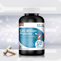 로얄캐네디언 프로바이오틱스 1200억 생유산균 550mg 30캡슐 1병 캐나다 항공특송