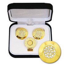 자코비안 순금 볼마커 세트 독수리(이글) 볼마크 골프티, 05.크리스탈 볼마커세트