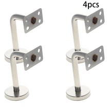 50 직경 난간 브래킷 스테인레스 스틸 벽 닦았 세련된 실버 핸드 레일 계단, 09 201 A12x60x100mm