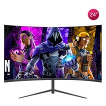 HQGDN 24/27 인치 커브 모니터 165Hz/144Hz 데스크탑 PC Lcd QHD VA 디스플레이 2ms 응답 게임 패널 화면 컴퓨터 LED DP HDMI, 24 va 165hz