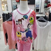 신비아파트 여아용 에쉬 9부편면내복