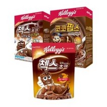 켈로그 시리얼3종(첵스초코340g+첵스초코스노우볼230g+코코팝스460g), 1개
