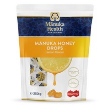 마누카헬스 마누카 꿀 드롭스 레몬 Manuka Health Manuka Honey Drops Lemon MGO 400 호주산 250g 58개