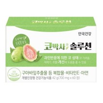 안국건강 코박사에스 영양제, 60캡슐, 1개