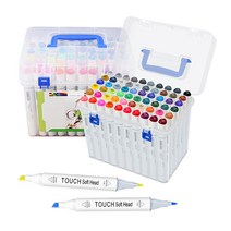 백운홈쇼핑 학생용 애니메이션 NEW 터치마카 마카펜 마커펜 80색 60색 120색 하드케이스 증정, 애니메이션 80색