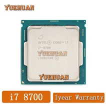 프리플로우 deskmini x300 beelink 애즈락 인텔 코어 i78700 i7 8700 3.2 GHz 6 12 스레드 CPU 프로세서 12M 65W LGA 1151