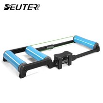 실내자전거 타기 탁스고정 듀터 자전거 스마트 고정 평 로라 인스텝트 유아 트레일러DEUTER 자전거 타기 플랫폼 알루미늄 합금 음소거 실내 운동 홈 체육관 조정 가능한 MTB, 푸른
