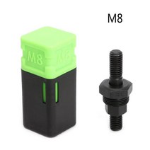 리벳공구 리베터 건 부품 스레드 맨드릴 교체 핸드 너트 리벳 메트릭 M3-M12, [01] M12, 7.M8