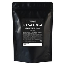 스페이스몬스터 마살라차이 짜이티 밀크티용 홍차 벌크 300g, 1개