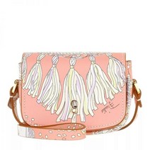 [정품] EMILIO PUCCI 에밀리오 푸치 듀 미니백 더스티 핑크 크로스바디백 반달백 마이크로백
