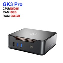 GK3V 인텔 셀러론 미니 PC 컴퓨터 N5095 또는 N5105 8GB/256GB 윈도우 11 프로 4K 60Hz HDMI VGA 11 미니pc 리눅스 HTPC, CHINA, 미국, N5095 8GB 256GB