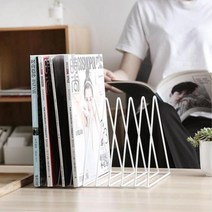 네일 미용 잡지 책곶이 책세우는 책꽂이 소형책장, 블랙